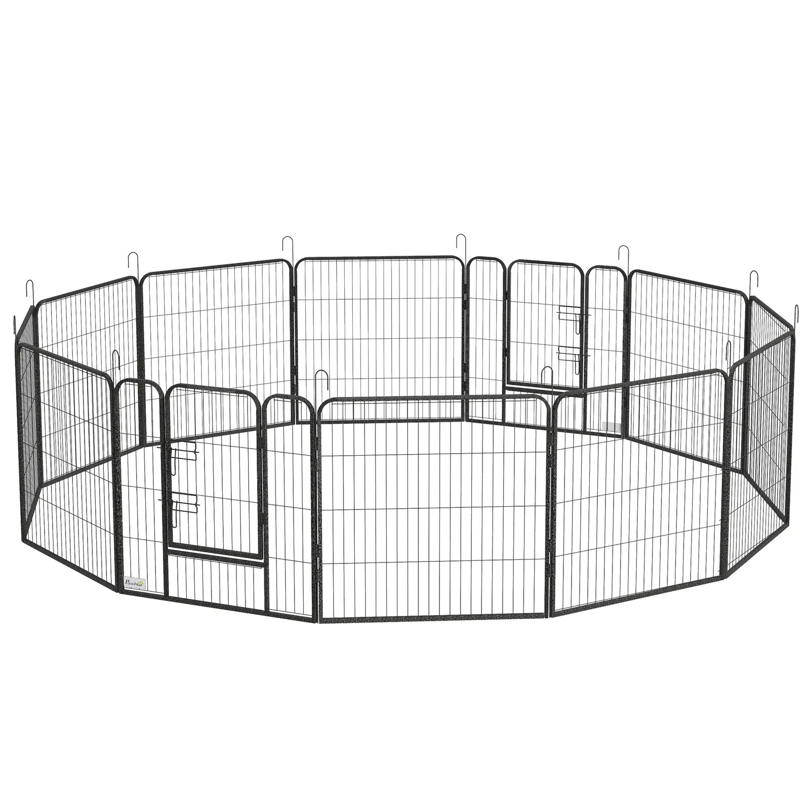 Dog Pen with Gate, 12 Panels Puppy Playpen, Dog Fence, 31.5"H Dog Pen with Gate, 12 Panels Puppy Playpen, Dog Fence, 31.5"H