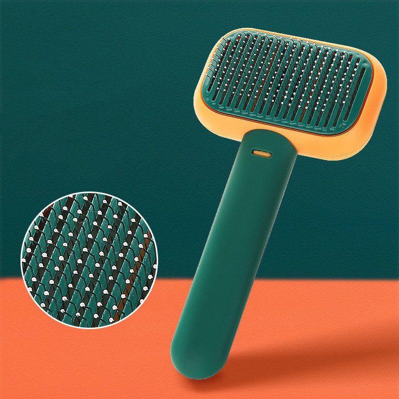 New Pet Cat Dog Hair Brush Hair Massage Comb Open-Knot Brush Grooming Cleaning Tool Stainless Steel Comb New Pet Cat Dog Hair Brush Hair Massage Comb Open-Knot Brush Grooming Cleaning Tool Stainless Steel Comb - Image 6