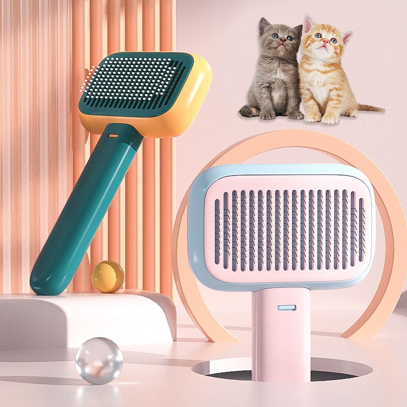 New Pet Cat Dog Hair Brush Hair Massage Comb Open-Knot Brush Grooming Cleaning Tool Stainless Steel Comb New Pet Cat Dog Hair Brush Hair Massage Comb Open-Knot Brush Grooming Cleaning Tool Stainless Steel Comb