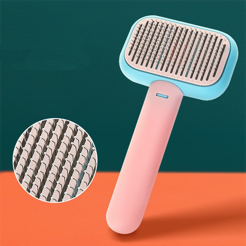 New Pet Cat Dog Hair Brush Hair Massage Comb Open-Knot Brush Grooming Cleaning Tool Stainless Steel Comb New Pet Cat Dog Hair Brush Hair Massage Comb Open-Knot Brush Grooming Cleaning Tool Stainless Steel Comb - Image 5