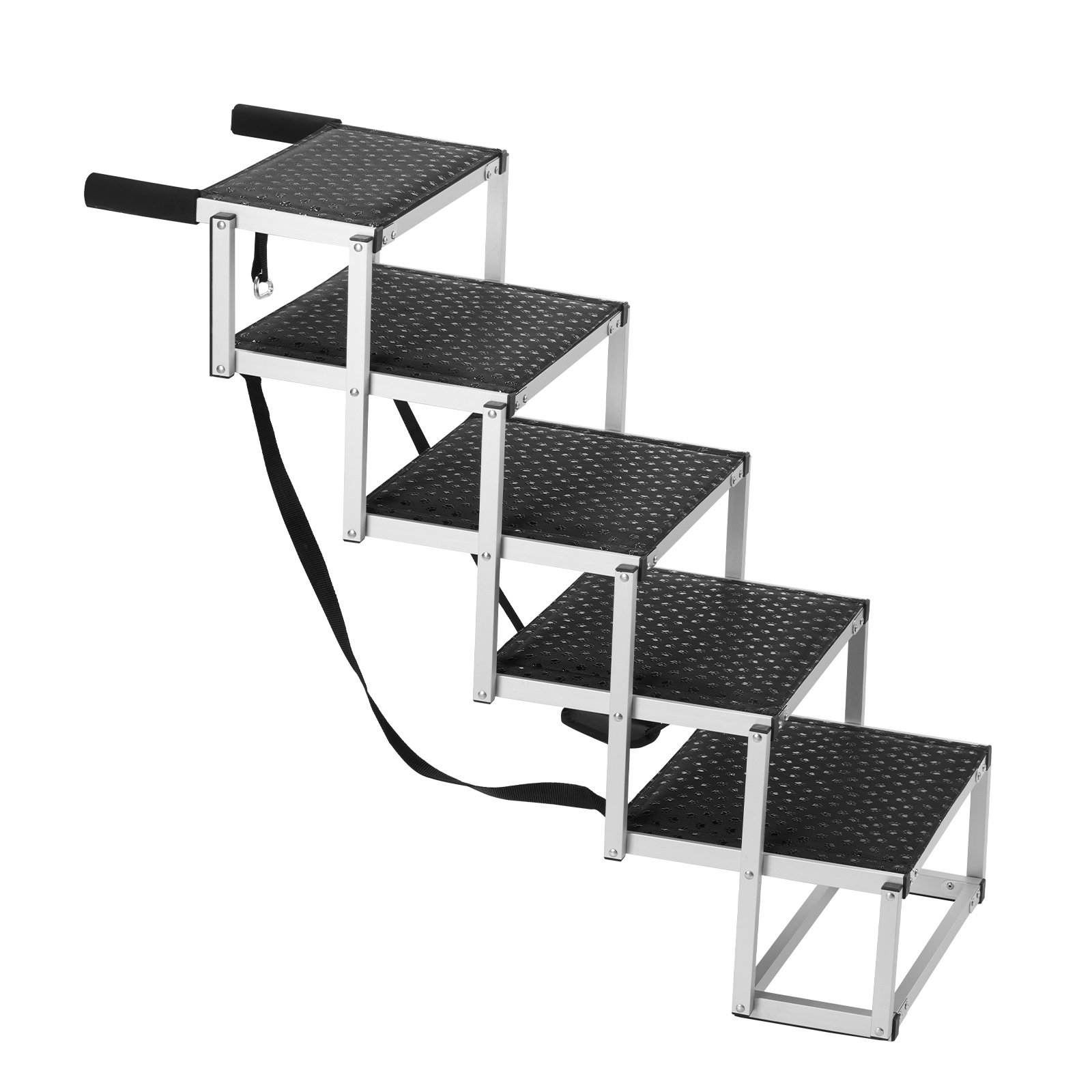 Dog Stairs for Cars – 5-Step Folding Aluminum, up to 150 lbs Dog Stairs for Cars – 5-Step Folding Aluminum, up to 150 lbs - Image 3