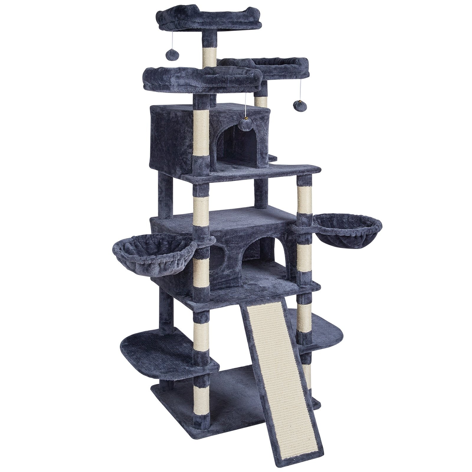 Cat Tree Tower 68.5 inch with Condos & Scratching Posts Cat Tree Tower 68.5 inch with Condos & Scratching Posts - Image 5