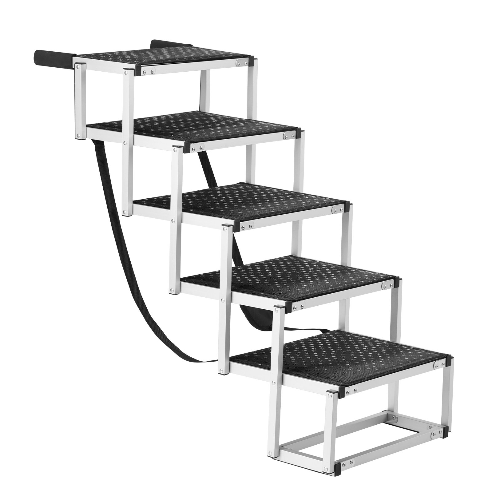 Dog Stairs for Cars – 5-Step Folding Aluminum, up to 150 lbs Dog Stairs for Cars – 5-Step Folding Aluminum, up to 150 lbs - Image 5