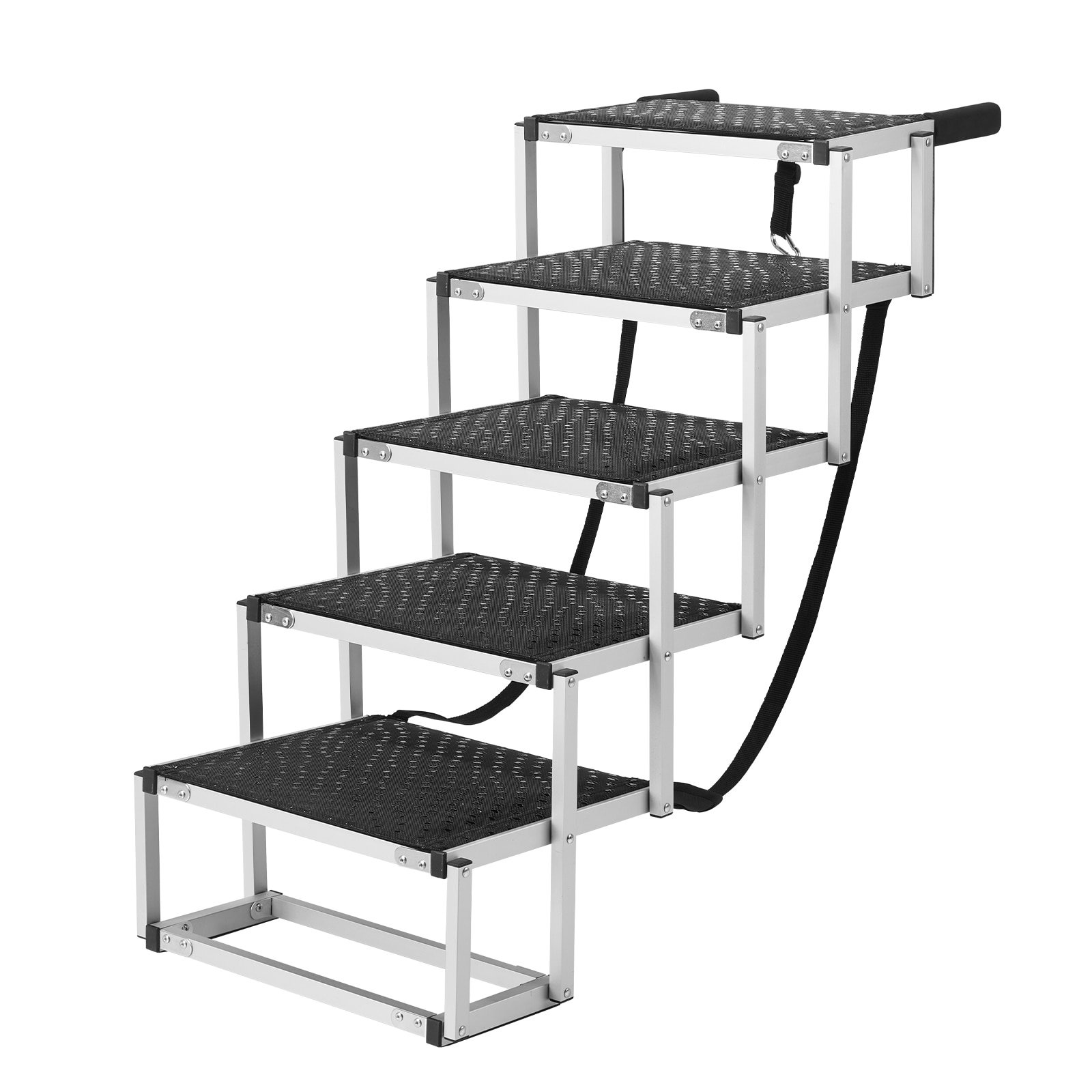 Dog Stairs for Cars – 5-Step Folding Aluminum, up to 150 lbs Dog Stairs for Cars – 5-Step Folding Aluminum, up to 150 lbs - Image 7