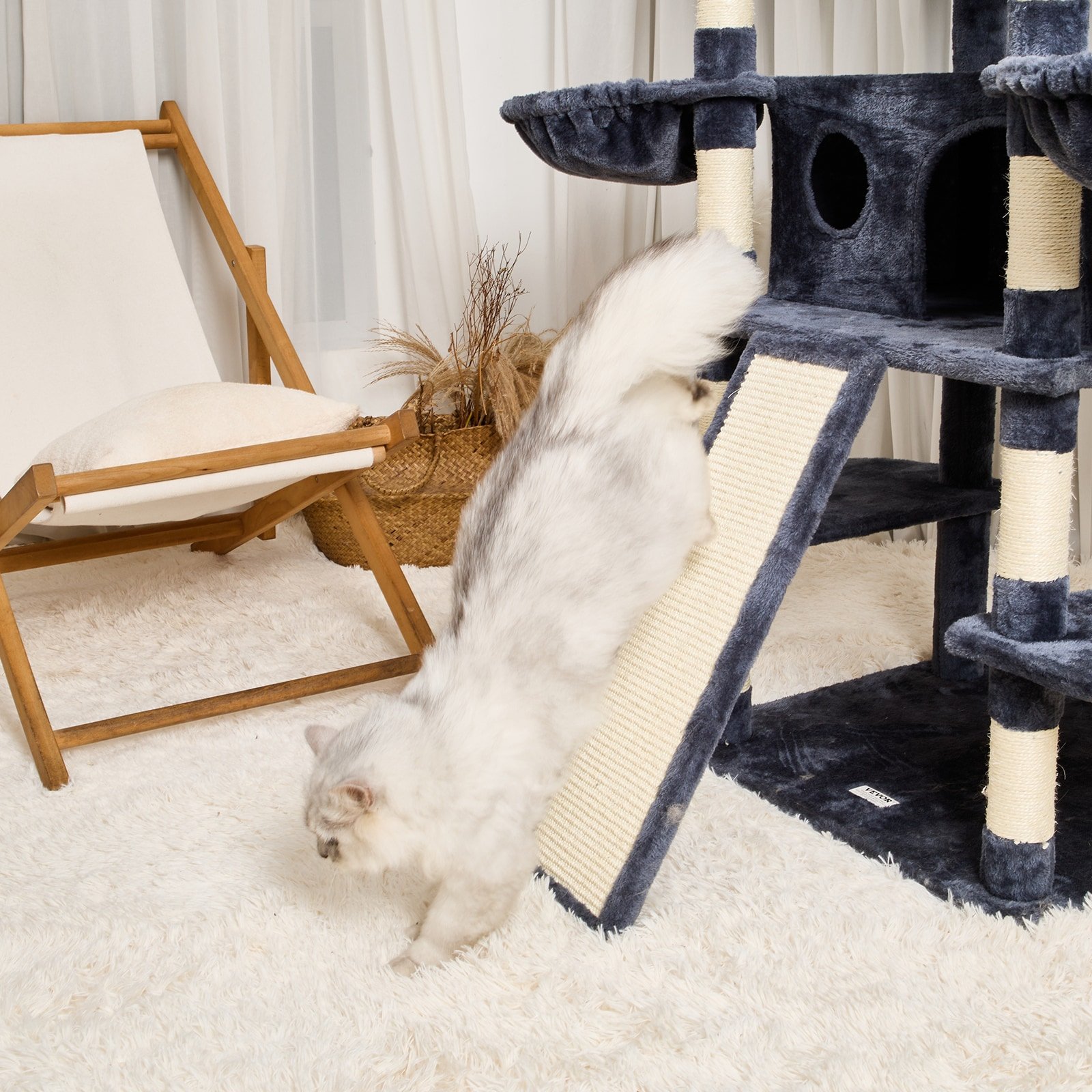 Cat Tree Tower 68.5 inch with Condos & Scratching Posts Cat Tree Tower 68.5 inch with Condos & Scratching Posts - Image 8