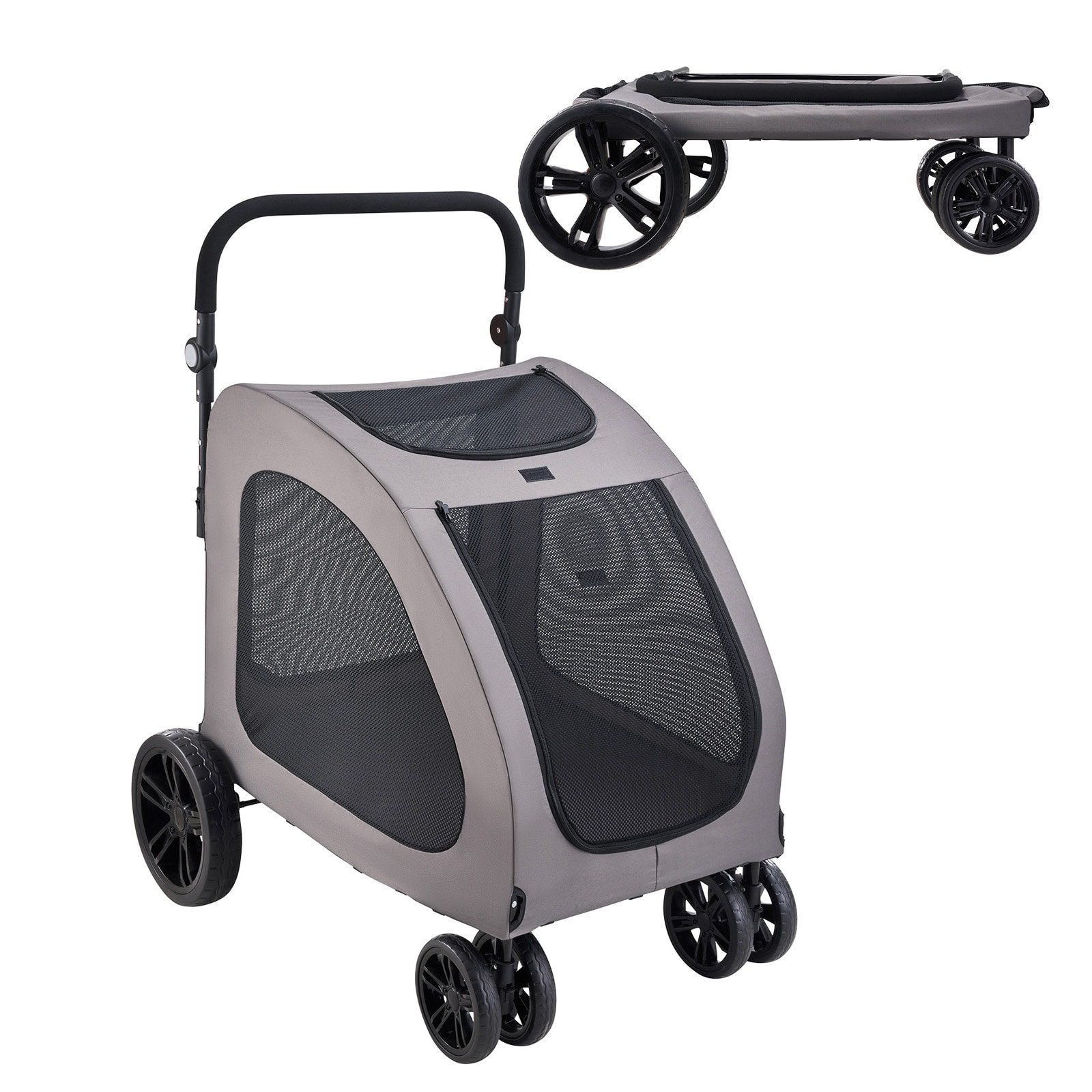 Large Pet Stroller – 4 Wheels, up to 160 lbs Large Pet Stroller – 4 Wheels, up to 160 lbs - Image 9