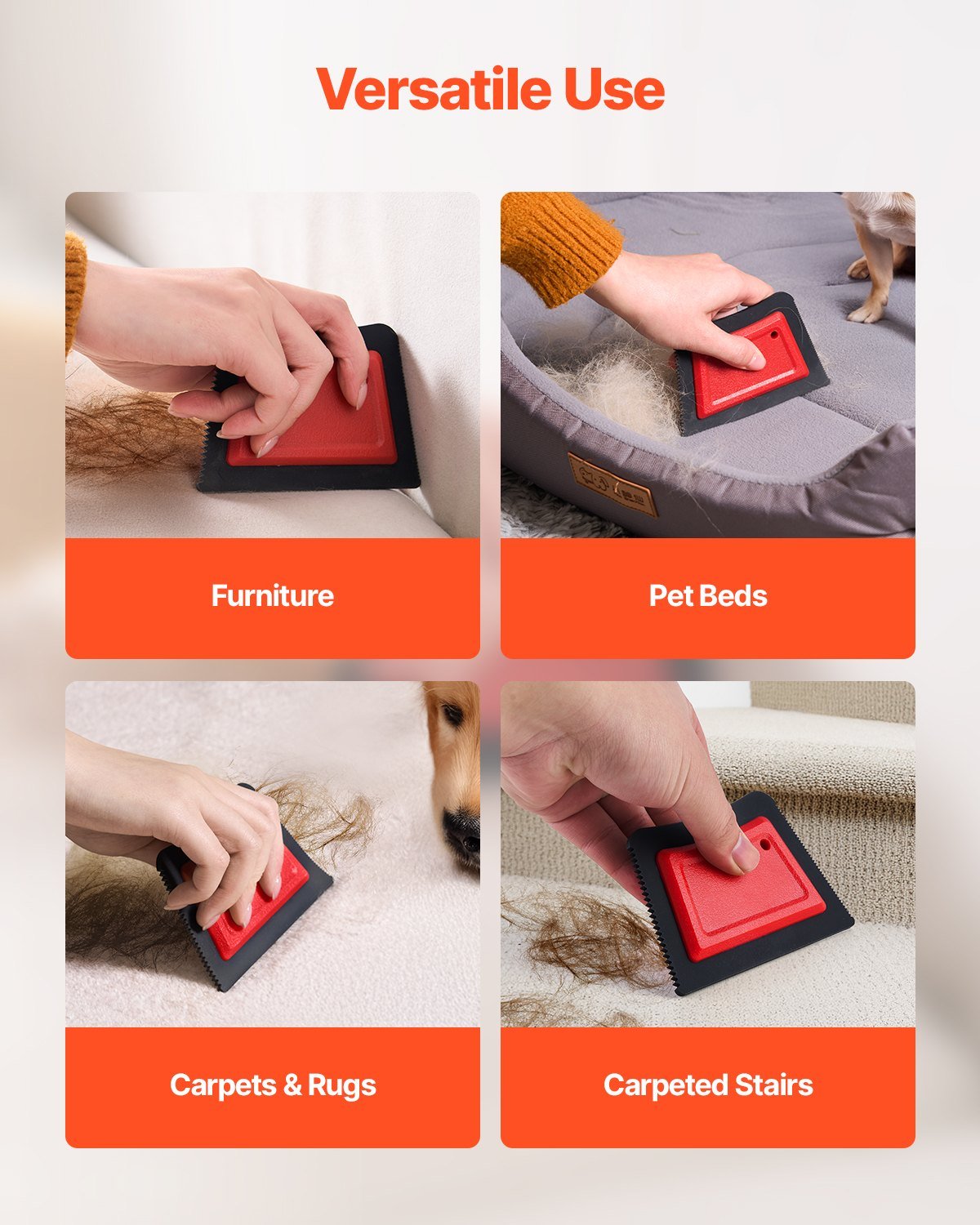 Mini Pet Hair Remover – Reusable Lint & Fur Removal Tool for Couch, Car, Carpet & Clothing Mini Pet Hair Remover – Reusable Lint & Fur Removal Tool for Couch, Car, Carpet & Clothing - Image 6