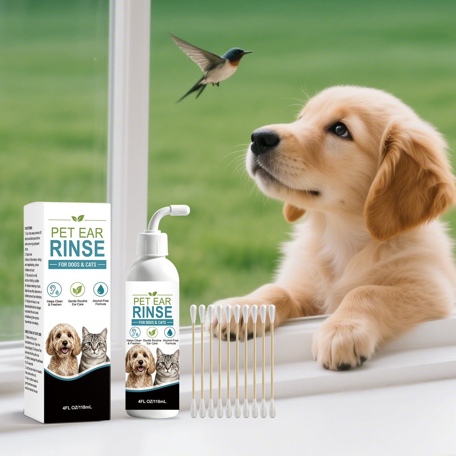 AMZ Pet Ear Cleaning Liquid – Gentle Ear Rinse AMZ Pet Ear Cleaning Liquid – Gentle Ear Rinse - Image 6