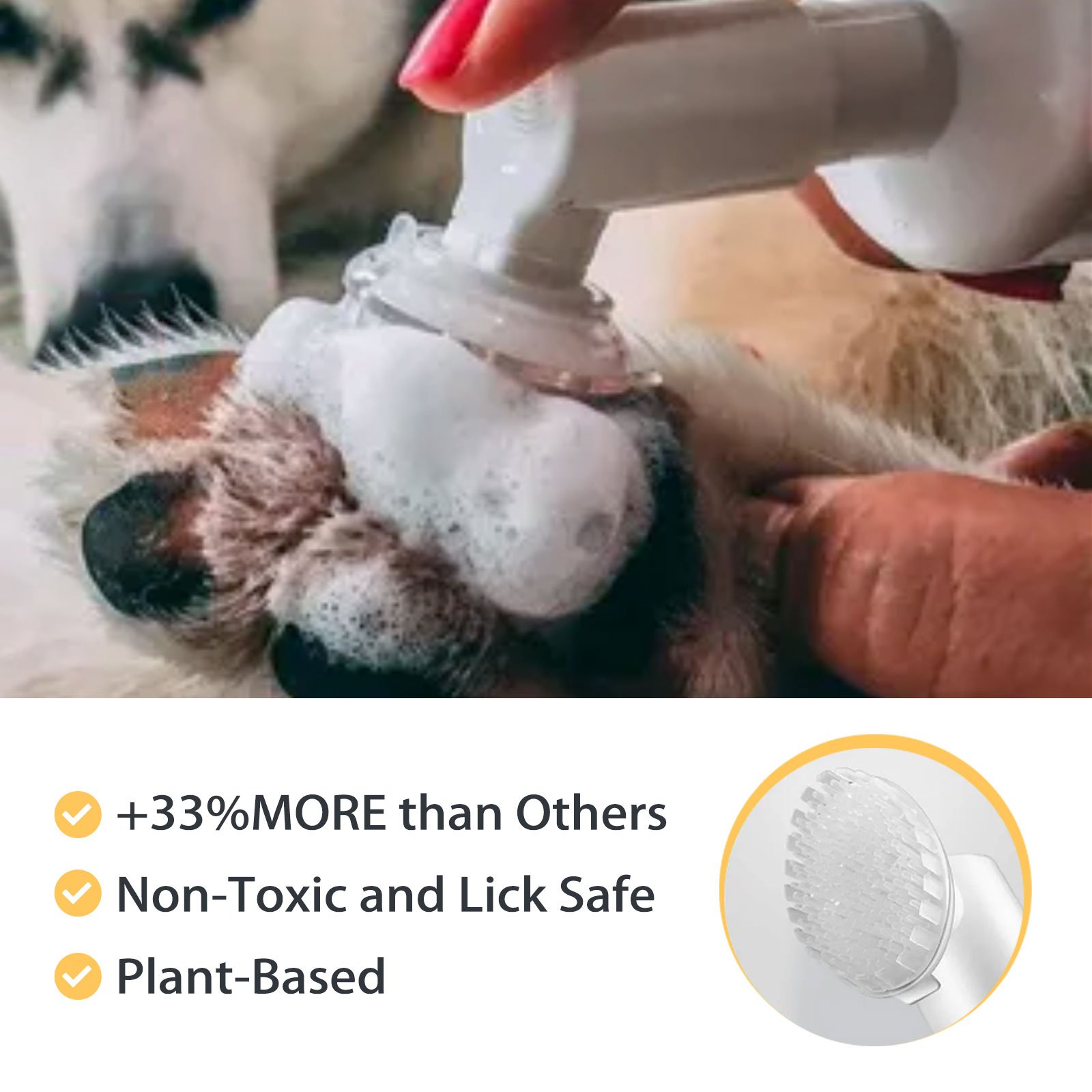 Yegbong Pet Paw Cleaner Foam with Brush Yegbong Pet Paw Cleaner Foam with Brush - Image 4
